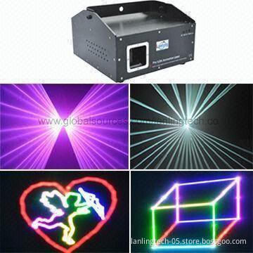 550mW Multi-color RGB Disco Animation Laser Projector with 110-220-250V, 50/60Hz, 50W Power Supply
